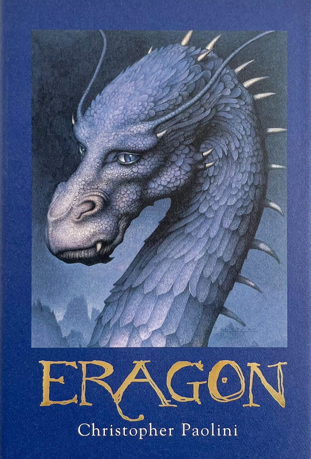 Eragon First Knopf edition, first printing cover