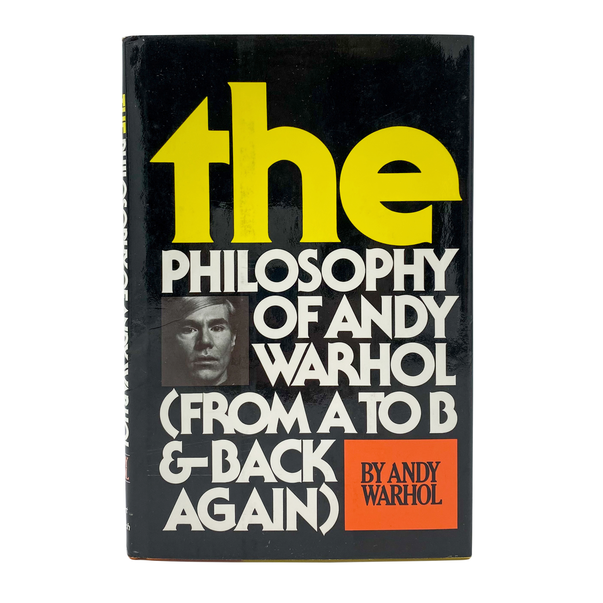 The Philosophy of Andy Warhol (From A to B & Back Again) First print cover