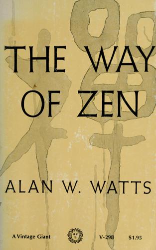 The Way of Zen First print cover