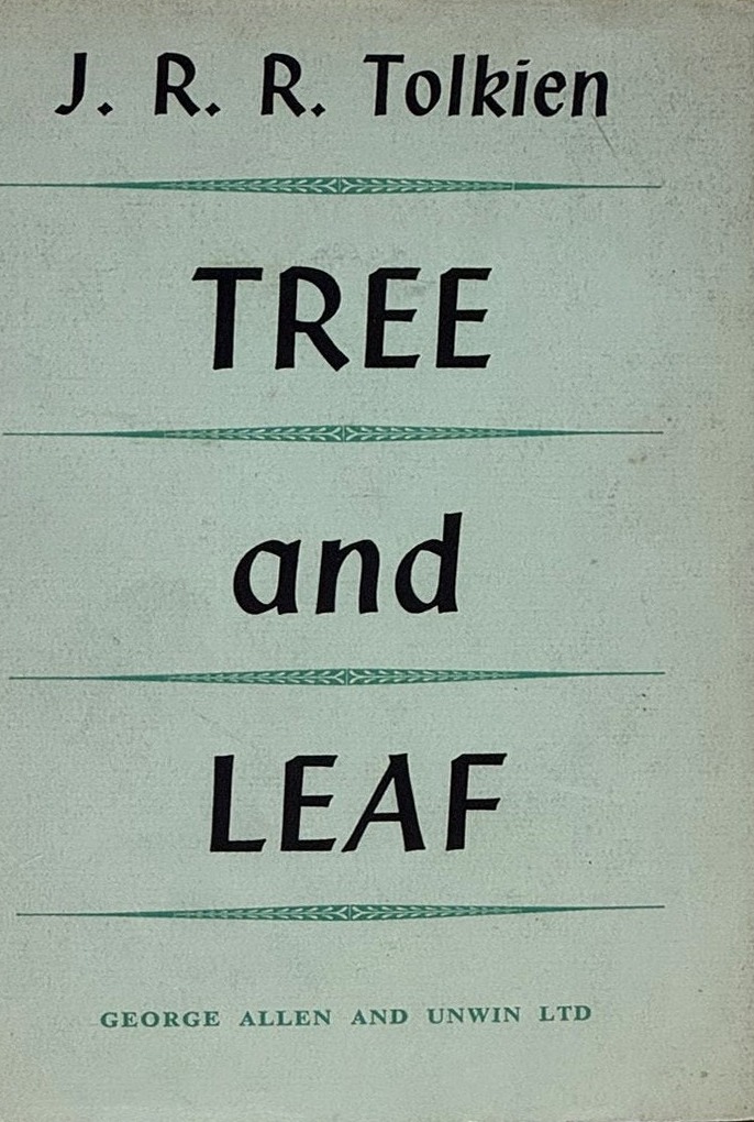 Tree and Leaf first UK edition, first impression (George Allen & Unwin, 1964) dust jacket