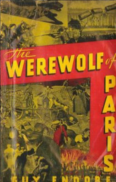 The Werewolf Of Paris First print cover