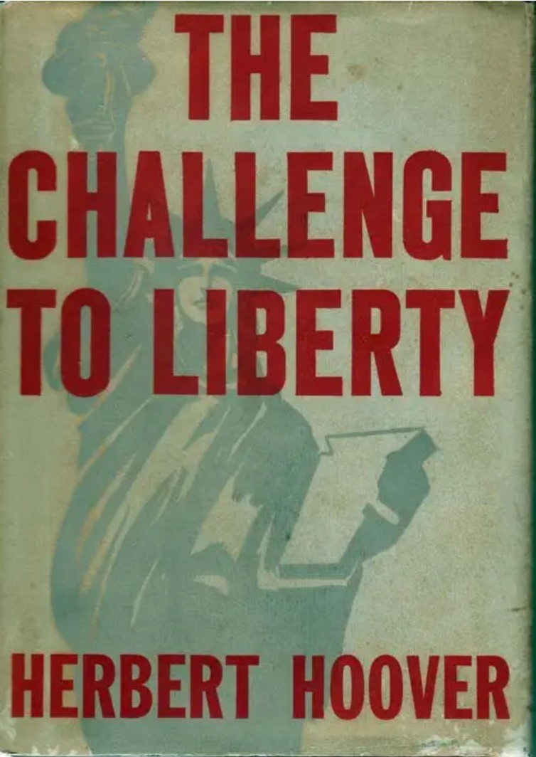 The Challenge To Liberty First print cover