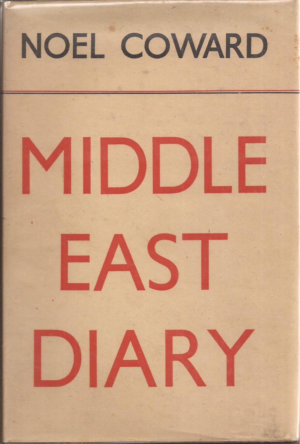 Middle East Diary First print cover