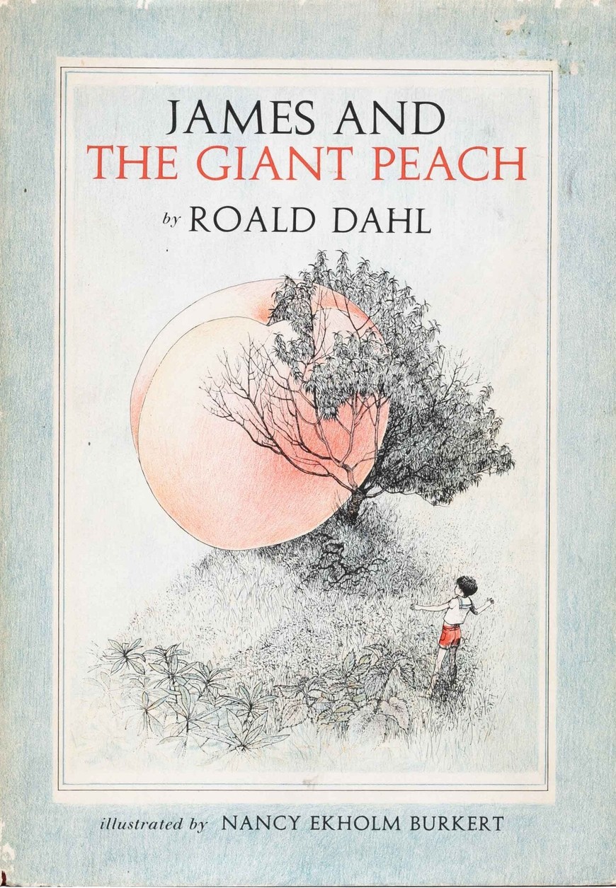 James And The Giant Peach First US edition, first printing cover