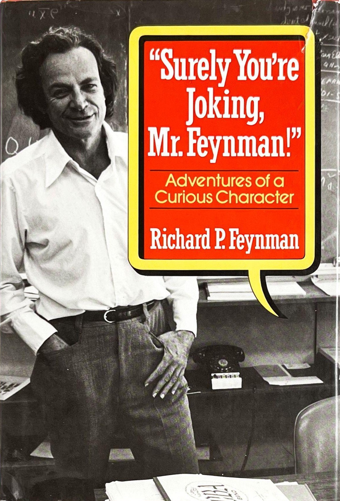 Surely You're Joking, Mr. Feynman! First edition, first printing cover