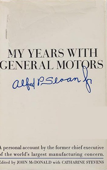 My Years With General Motors First edition, first printing cover