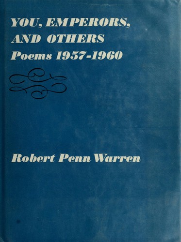 You, Emperors, and Others First edition, first printing cover
