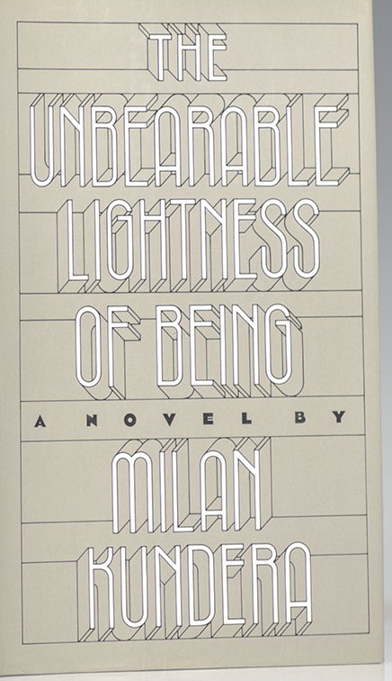 The Unbearable Lightness of Being First American edition, first printing cover