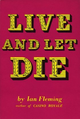 Live and let Die first edition, first impression (Jonathan Cape, 1954) dust jacket
