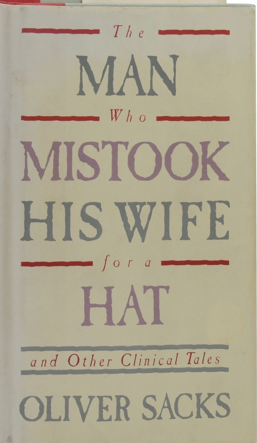 The Man Who Mistook His Wife For A Hat First edition, first printing cover