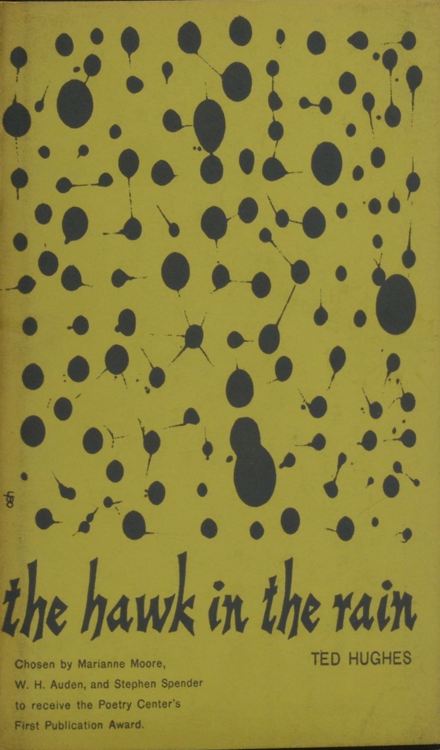 The Hawk in the Rain First US edition, first printing cover