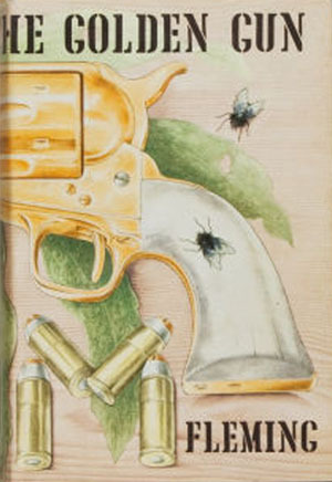 The Man With the Golden Gun first UK edition, first impression (Jonathan Cape, 1965) dust jacket
