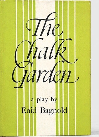 The Chalk Garden First UK edition, first impression cover