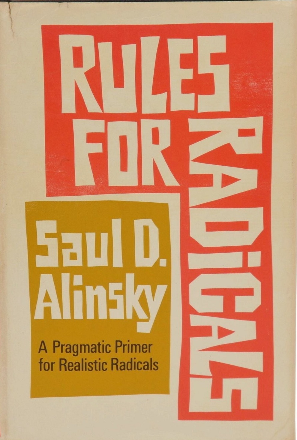 Rules For Radicals First edition, first printing cover