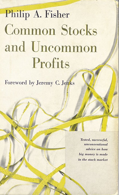 Common Stocks and Uncommon Profits first edition, first printing (Harper & Brothers, 1958) dust jacket