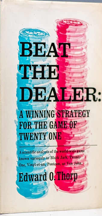 Beat the Dealer first edition, first printing (Blaisdell, 1962) dust jacket