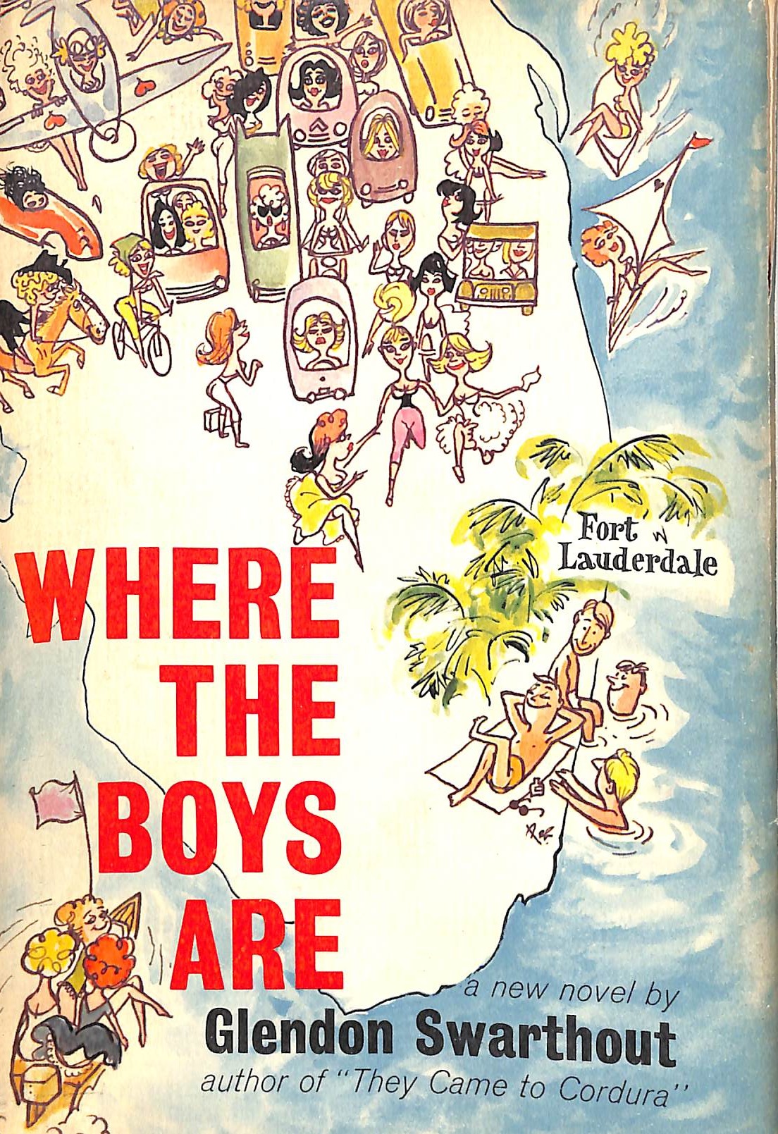 Where the Boys Are first edition, first printing (Random House, 1960) dust jacket