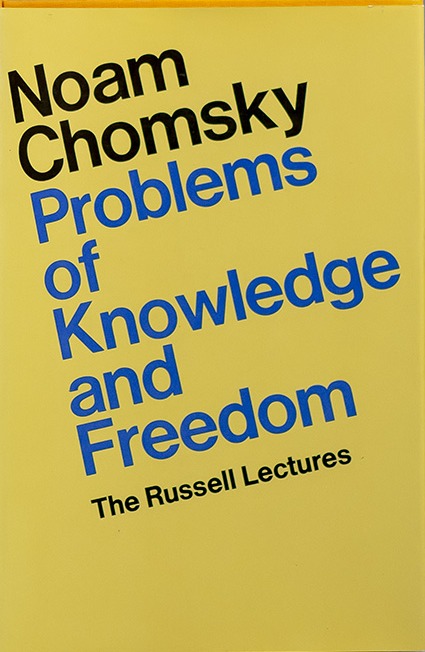 Problems of Knowledge and Freedom First edition, first printing cover