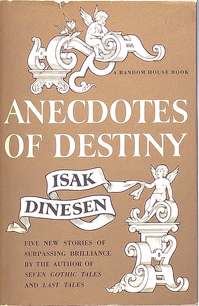 Anecdotes of Destiny First US edition, first printing cover