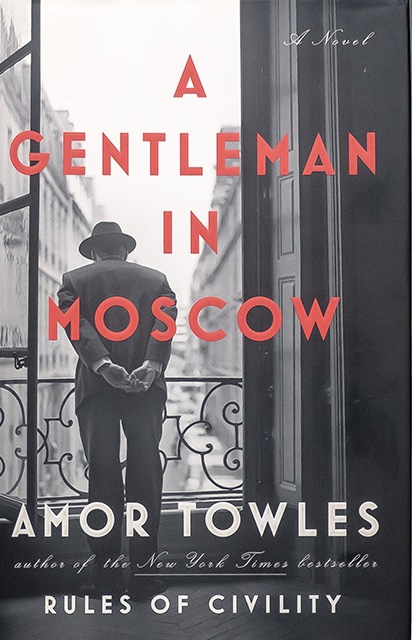 A Gentleman in Moscow First US edition, first printing cover