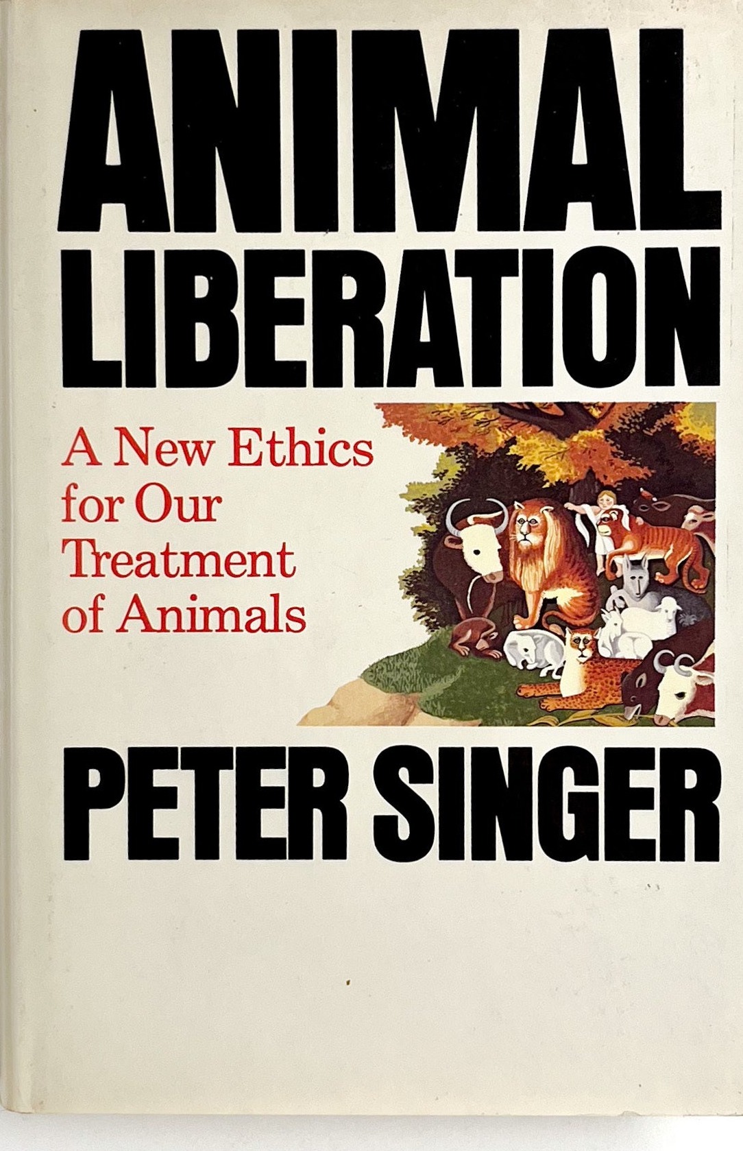 Animal Liberation First edition, first printing cover