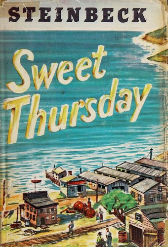 Sweet Thursday first edition, first printing (Viking Press, 1954) dust jacket