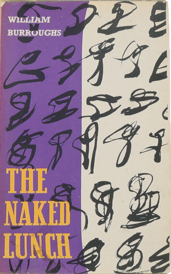 Naked Lunch first edition, first issue (Olympia Press, 1959) dust jacket