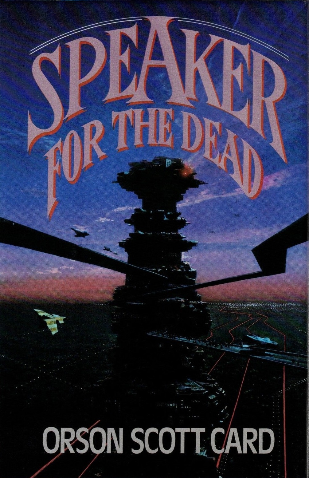 Speaker for the Dead first edition, first printing (Tor Books, 1986) dust jacket