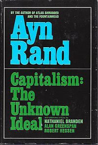 Capitalism: The Unknown Ideal first edition, first printing (New American Library, 1966) dust jacket