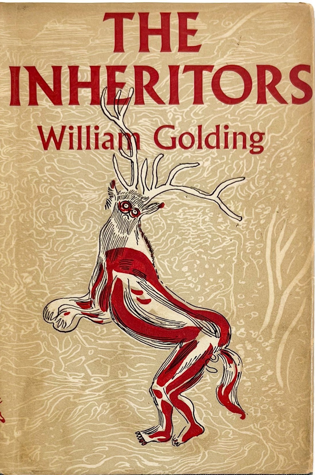 The Inheritors first UK edition, first impression (Faber and Faber, 1955) dust jacket