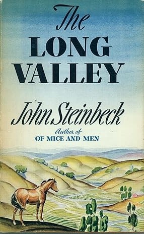 The Long Valley first edition, first printing (The Viking Press, 1938) dust jacket