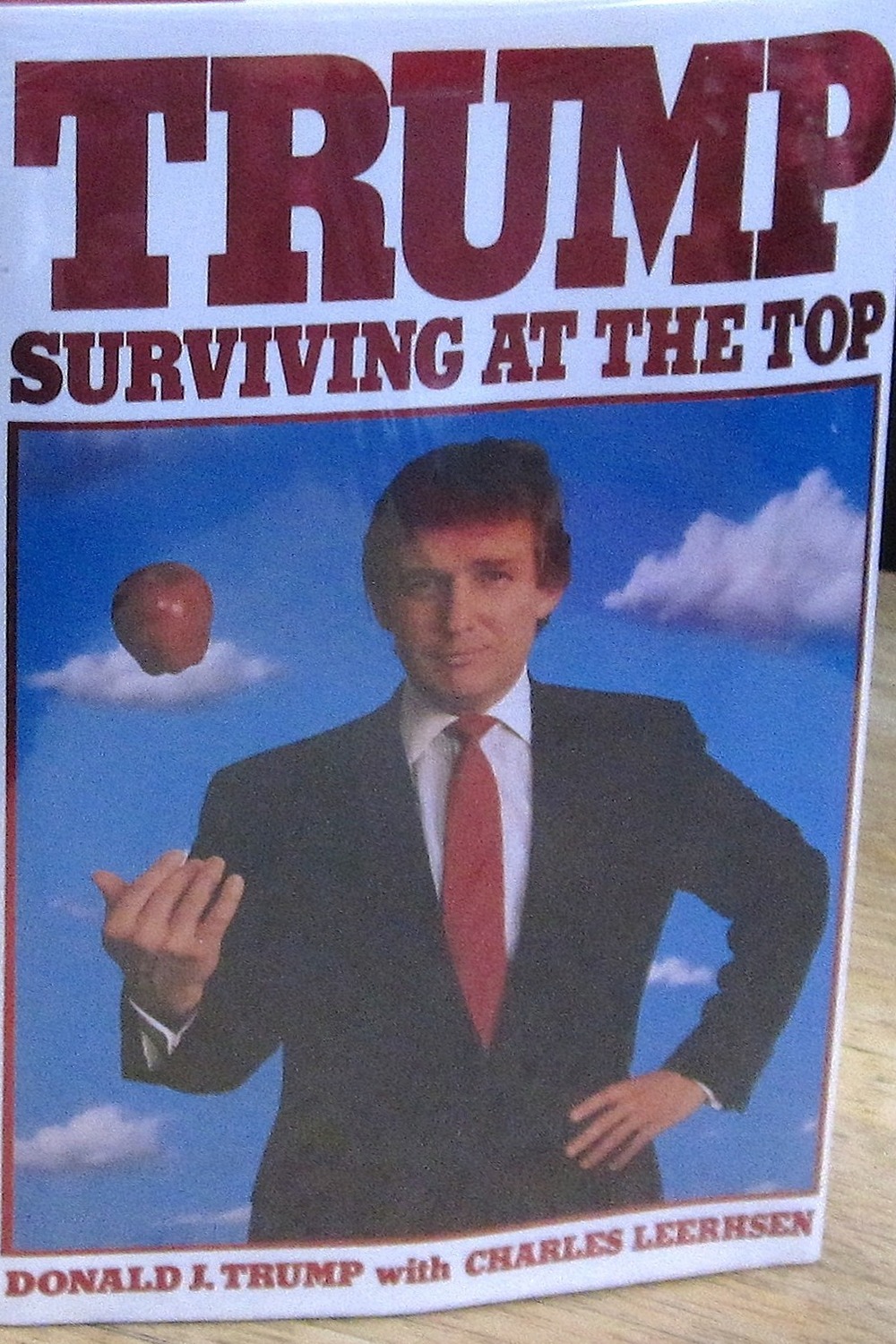 Trump: Surviving at the Top first edition, first printing (Random House, 1990) dust jacket
