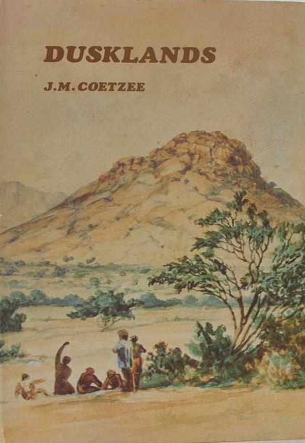 Dusklands first edition, first printing (Ravan Press, 1974) dust jacket