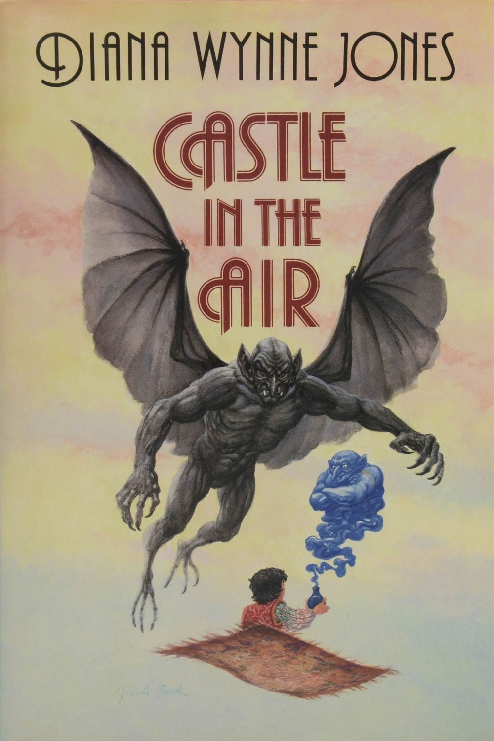 Castle in the Air first US edition, first printing (Greenwillow Books, 1991) dust jacket