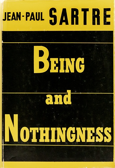 Being and Nothingness first edition in English, first printing (Philosophical Library, 1956) dust jacket