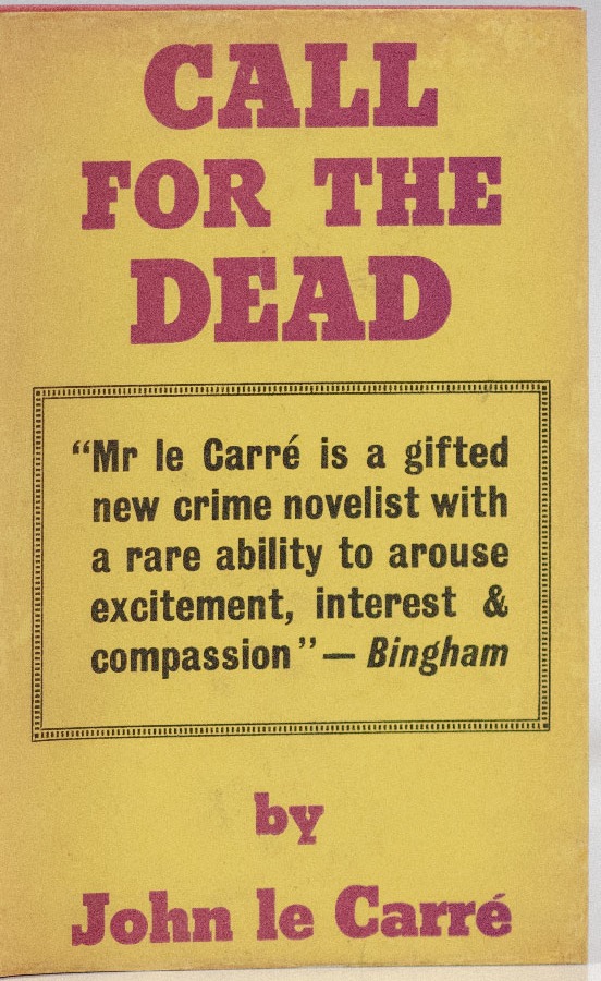Call for the Dead first edition, first impression (Victor Gollancz, 1961) dust jacket