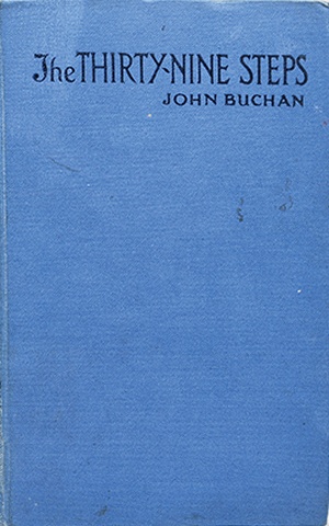 The Thirty-Nine Steps first edition, first impression (William Blackwood and Sons, 1915) dust jacket