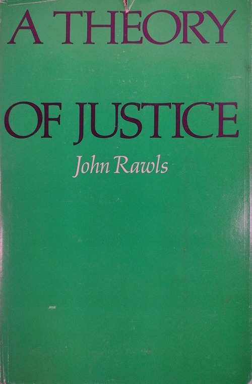 A Theory Of Justice first edition, first printing (The Belknap Press of Harvard University Press, 1971) dust jacket
