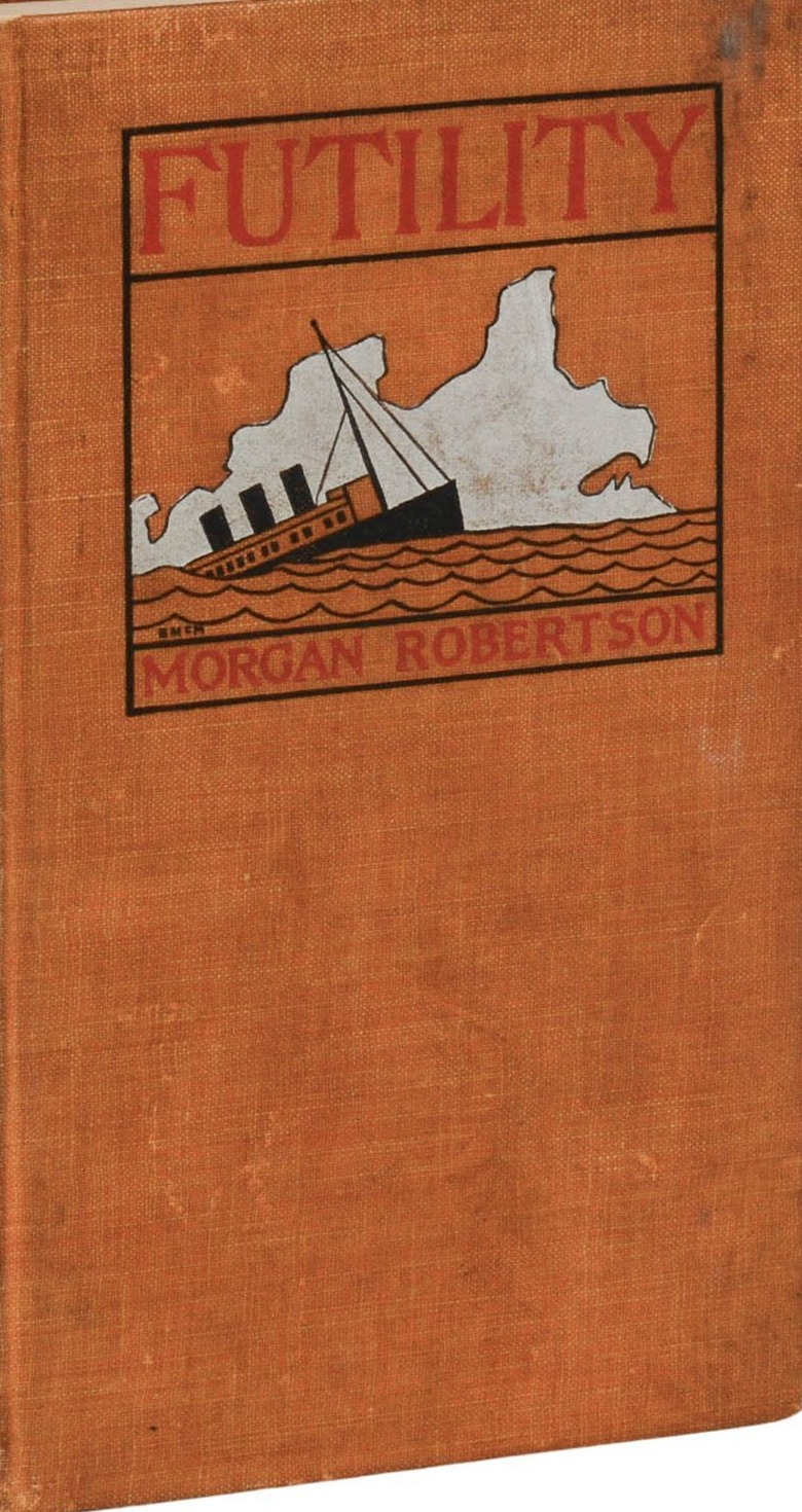 Futility first edition, first printing (M. F. Mansfield, 1898) dust jacket