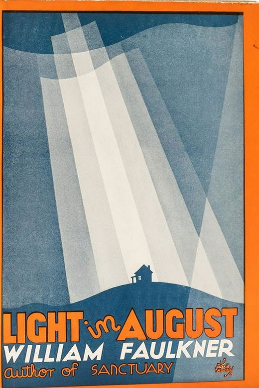 Light in August first edition, first printing (Harrison Smith & Robert Haas, 1932) dust jacket