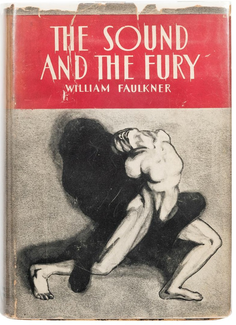 The Sound and the Fury first edition, first printing (Jonathan Cape & Harrison Smith, 1929) dust jacket