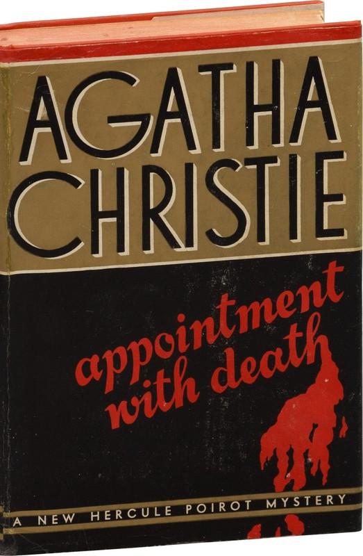 Appointment With Death first US edition, first printing (Dodd, Mead, 1938) dust jacket