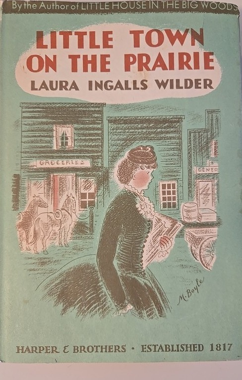 Little Town on the Prairie first edition, first printing (Harper & Brothers, 1941) dust jacket