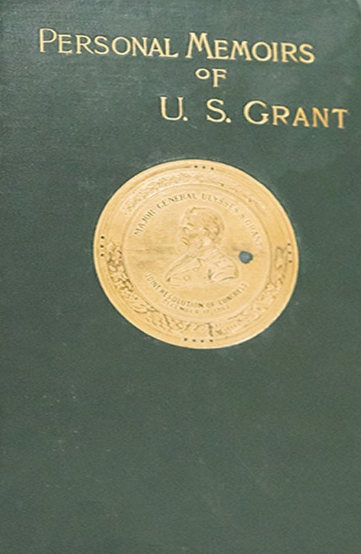 Personal Memoirs of U.S. Grant first edition, first printing (Charles L. Webster & Co., 1885–1886 · 2 vols, green cloth) dust jacket