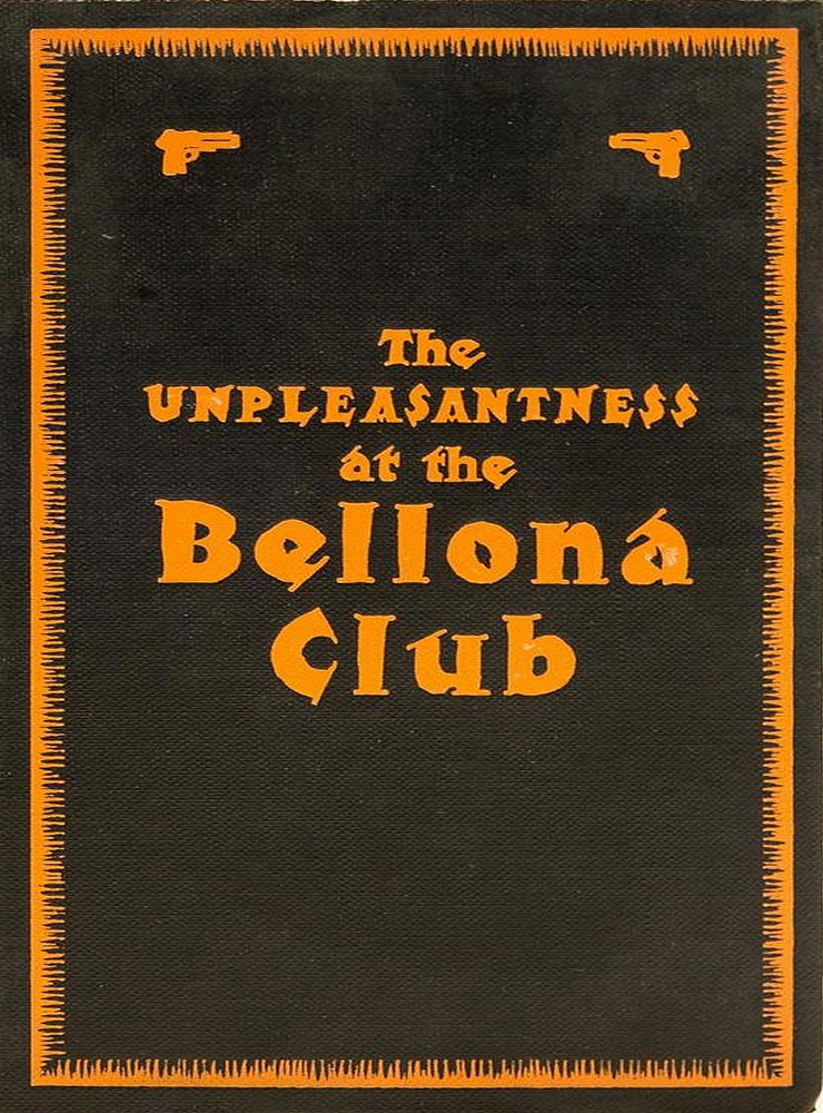 The Unpleasantness at the Bellona Club first edition, first impression (Ernest Benn, 1928) dust jacket