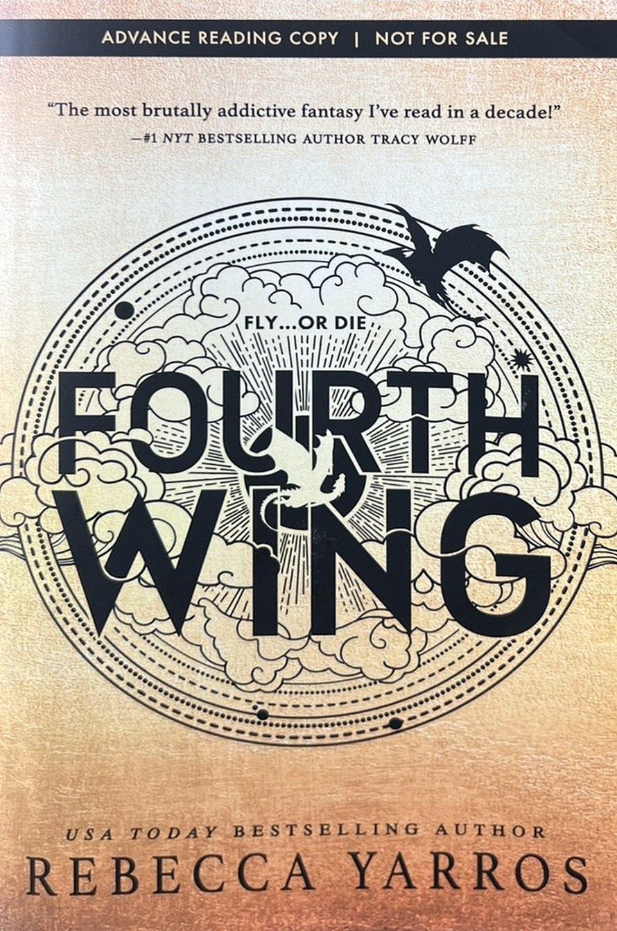 Fourth Wing US advance reading copy (ARC) cover
