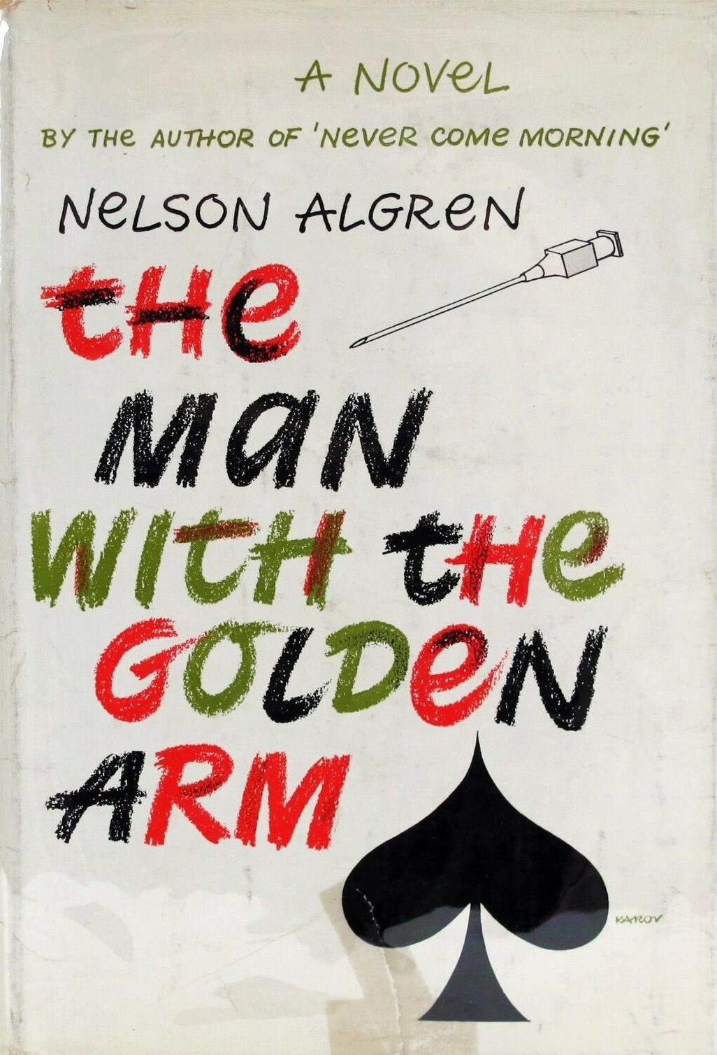 The Man with the Golden Arm First print cover
