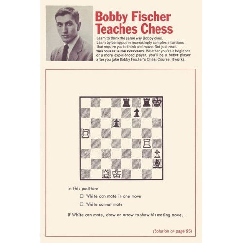 Bobby Fischer Teaches Chess First print cover